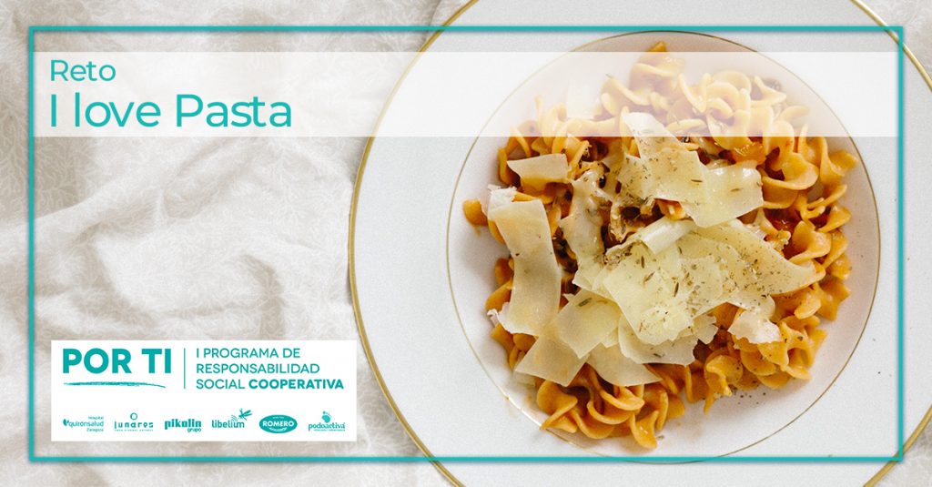 Participa en el reto I love Pasta subiendo una foto de tu plato favorito de pasta a la app gratuita Hunteet y gana premios y diviértete con Pastas Romero